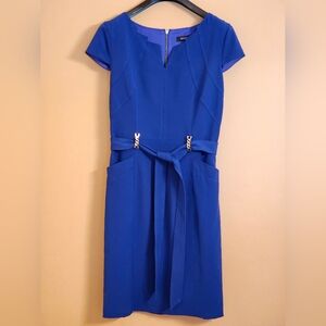Ellen Tracy Dress, Cobalt Blue, Size 6